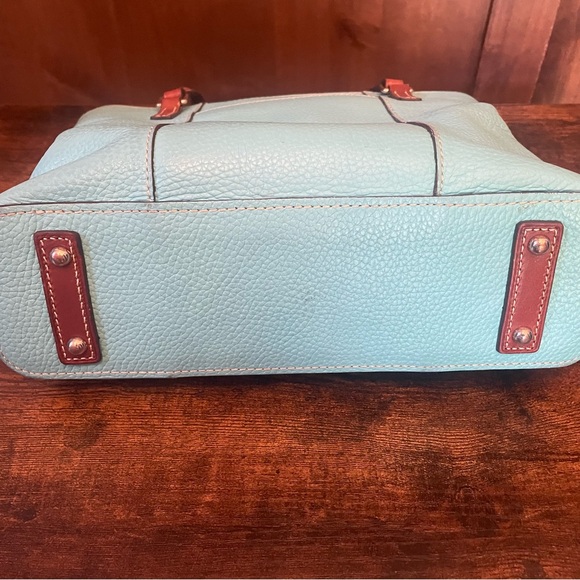 Dooney & Bourke authentic handbag. Teal pebble leather - Picture 7 of 10